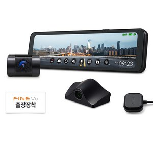 파인뷰 WiFi QHD FHD 2채널 후방카메라 실외장착형 룸미러 블랙박스 R5 POWER