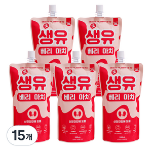 마이베프 생유베리마치 펫밀크, 크랜베리맛, 200ml, 15개