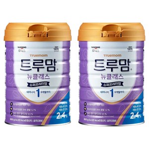 트루맘 뉴클래스 슈퍼프리미엄 분유 1단계, 800g, 2개