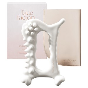 페이스팩토리 디톡 괄사 마사저, 화이트, 1개