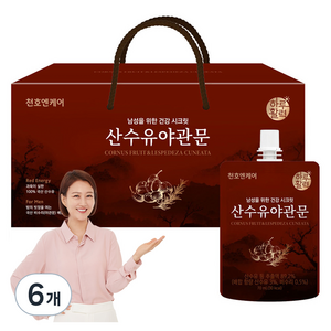 하루활력 남성을 위한 건강 시크릿 산수유야관문, 2.1L, 6개
