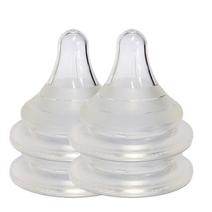 리틀밥독 국내 제조 프리미엄 젖꼭지 사이즈팩, 4단계(6개월이상), 4개