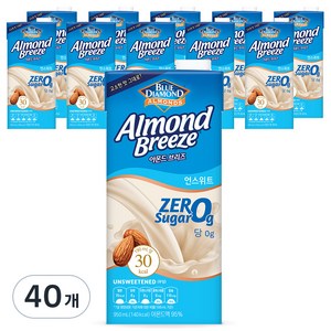 아몬드브리즈 언스위트, 950ml, 40개