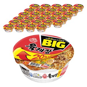 오뚜기 육개장 컵라면 104g, 30개