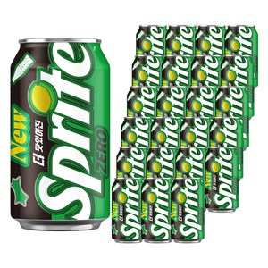 스프라이트 제로 사이다, 350ml, 24개