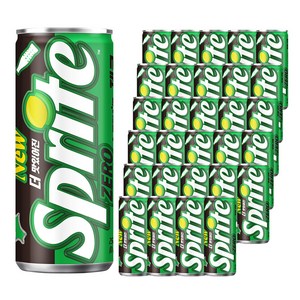 스프라이트 제로 사이다, 250ml, 30개