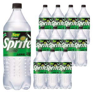 스프라이트 제로 사이다, 1.5L, 12개