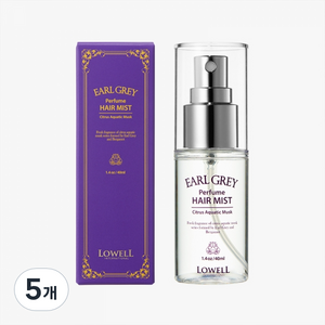 로웰도노 래디언트 퍼퓸 헤어 미스트, 40ml, 5개