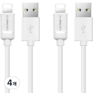 큐브온 충전기 호환 USB A to 8핀 고속충전 케이블