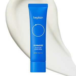 [비건뷰티] 비플레인 선뮤즈 모이스처 선크림 SPF50+ PA++++, 50ml, 1개