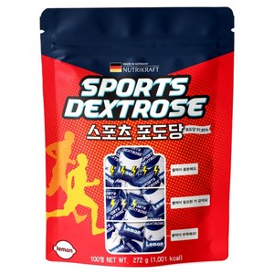 뉴트리크라프트 스포츠 포도당 캔디 레몬맛 100p, 272g, 1개
