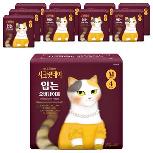 시크릿데이 하트 입는 오버나이트 팬티