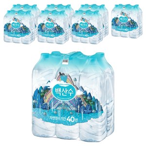 백산수 무라벨, 2L, 48개