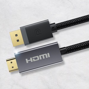 홈플래닛 DP to HDMI 4K TV 모니터 케이블