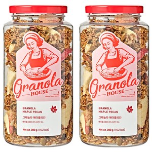 그래놀라하우스 메이플 피칸 시리얼, 300g, 2개