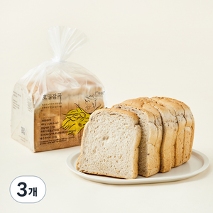 밀도 호밀잡곡 식빵, 480g, 3개