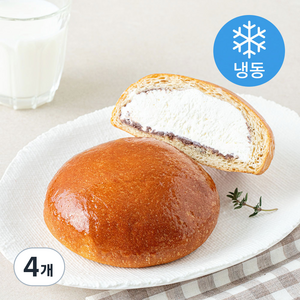 그림의빵 저당고단백 우유 크림빵 (냉동)