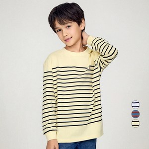 타미힐피거 남아용 스트라이프 면 티셔츠