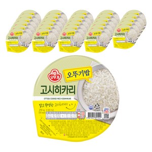 오뚜기 맛있는 밥 고시히카리, 210g, 36개