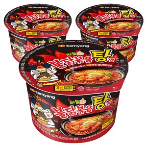 불닭볶음탕면 큰컵 120g, 3개