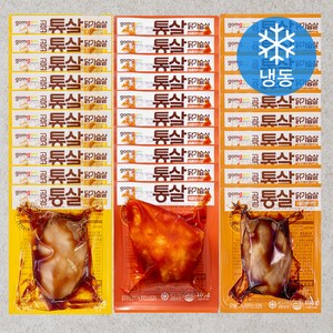 곰곰 통살 닭가슴살 허니소이맛 10p + 데리야끼맛 10p + 매콤양념치킨맛 10p (냉동)