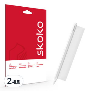 스코코 애플펜슬 프로 무광 전신 외부보호필름 세트