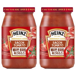 하인즈 베이컨 토마토 파스타 소스, 350g, 2개