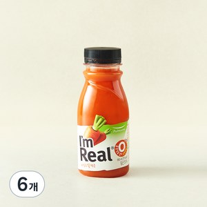 풀무원 아임리얼당근 주스, 190ml, 6개