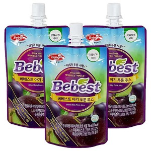 베베스트 아기 푸룬 주스, 70ml, 3개
