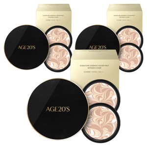 에이지투웨니스 시그니처 에센스 커버 팩트 인텐스 케이스 + 리필 14g 2p 세트, 13호, 3개