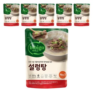 비비고 설렁탕, 500g, 6개