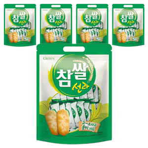 크라운 참쌀선과, 253g, 5개