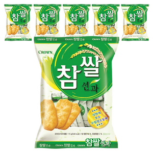 크라운 참쌀선과, 115g, 6개