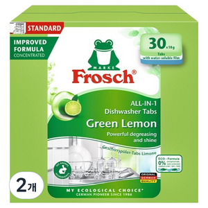 프로쉬 식기세척기세제, 540g, 2개