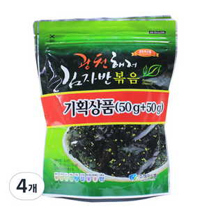 광천해저김 김자반 볶음, 50g, 4개