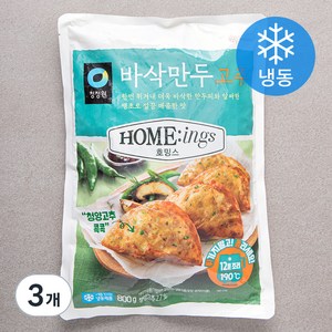 대상 호밍스 바삭만두 고추 (냉동), 3개, 800g