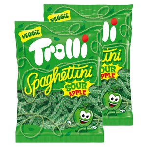 트롤리 스파게티니 사우어 애플 츄잉젤리, 100g, 2개
