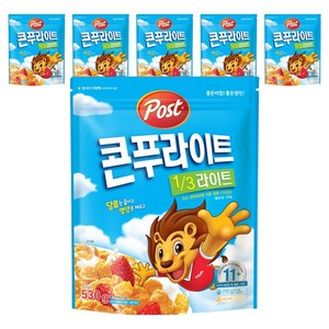 콘푸라이트1/3슈거라이트 시리얼, 530g, 6개