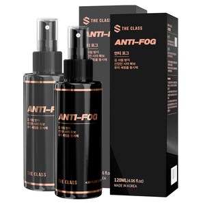 더클래스 안티포그 김서림 방지제, 120ml, 2개