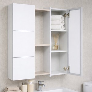 와이드 MD십자 욕실수납장 700 방문설치, 700 x 170 ..., 1개