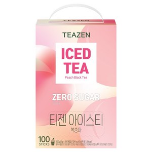 티젠 제로슈가 아이스티 복숭아
