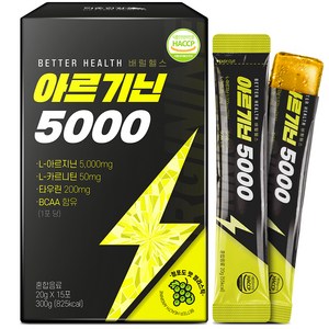 더존건강 배럴 헬스 아르기닌 5000 15p, 300g, 1개