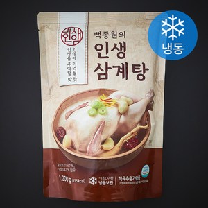 백종원 인생 삼계탕 (냉동), 1.2kg, 1개
