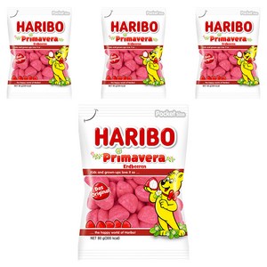 하리보 프리마베라 젤리, 80g, 4개