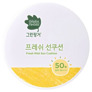 그린핑거 프레쉬 마일드 유아 선쿠션 SPF50+ PA++++, 12g, 1개