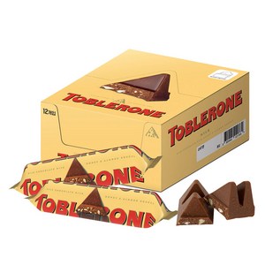 토블론 스위스 밀크 초콜릿, 35g, 12개