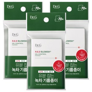 닥터지 레드 블레미쉬 오일 컨트롤 페이퍼, 70매입, 3개
