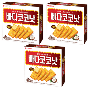 롯데웰푸드 빠다코코낫, 300g, 3개
