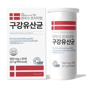 리본핏 덴마크 프리미엄 구강유산균, 30정, 1개