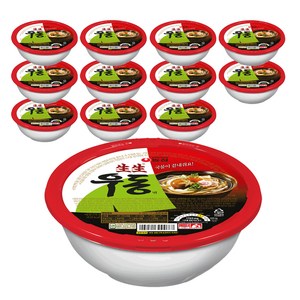 생생우동 용기, 276g, 12개